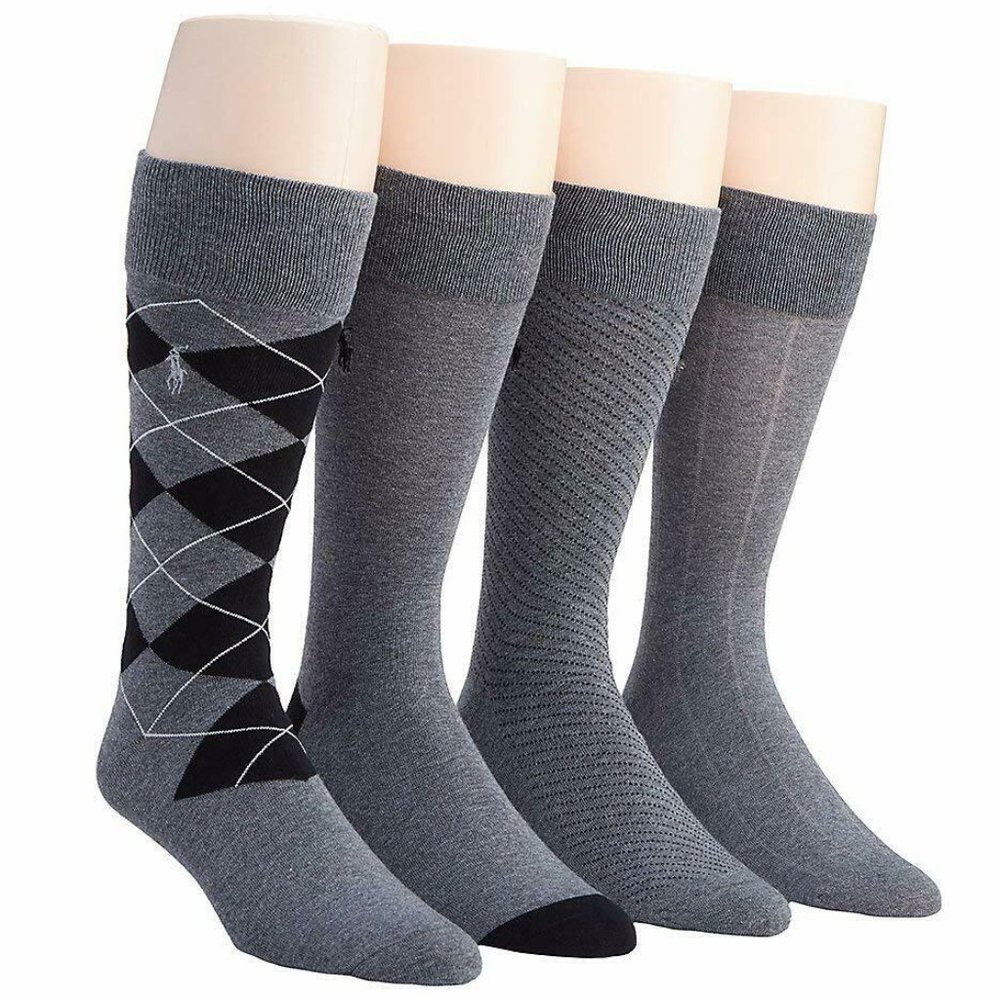 Polo Ralph Lauren Men's 4-Pack Dress Socks